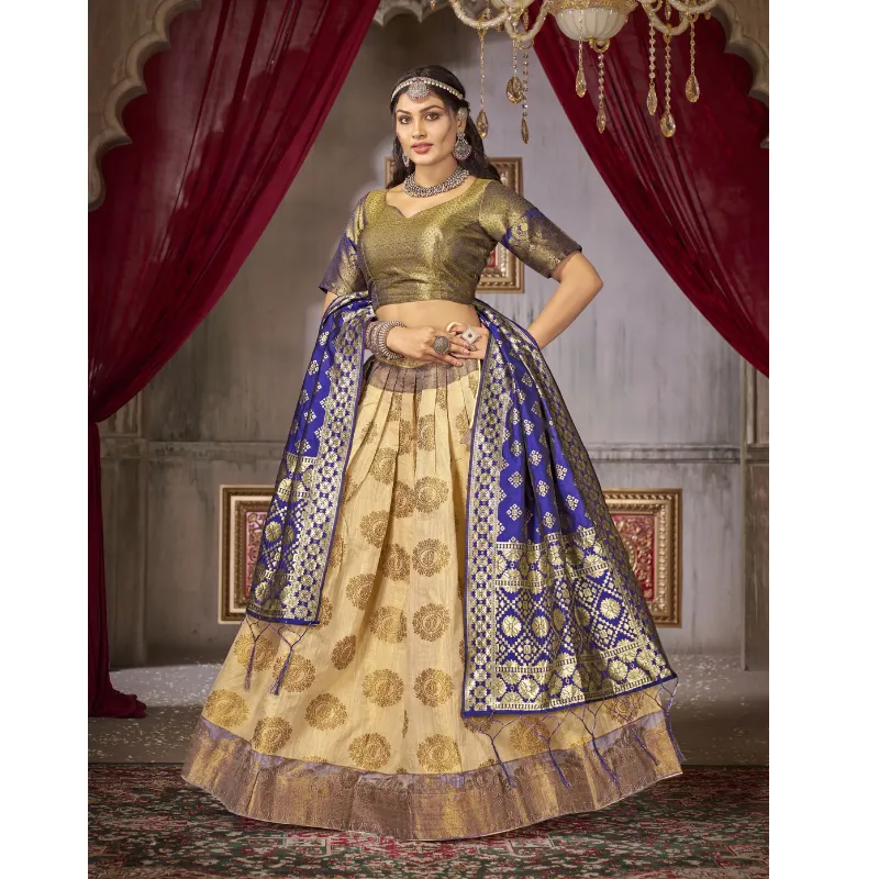 Traditional Women's Lehenga Choli Dupatta