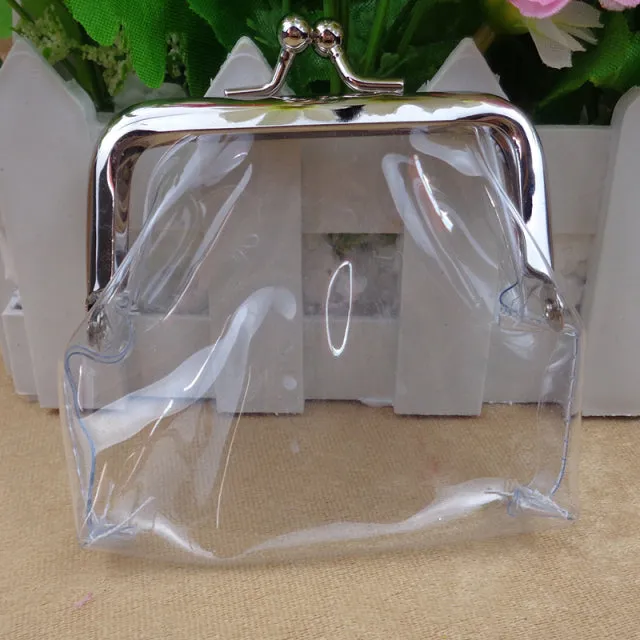 Transparent Minimalist Iron Mouth Purse