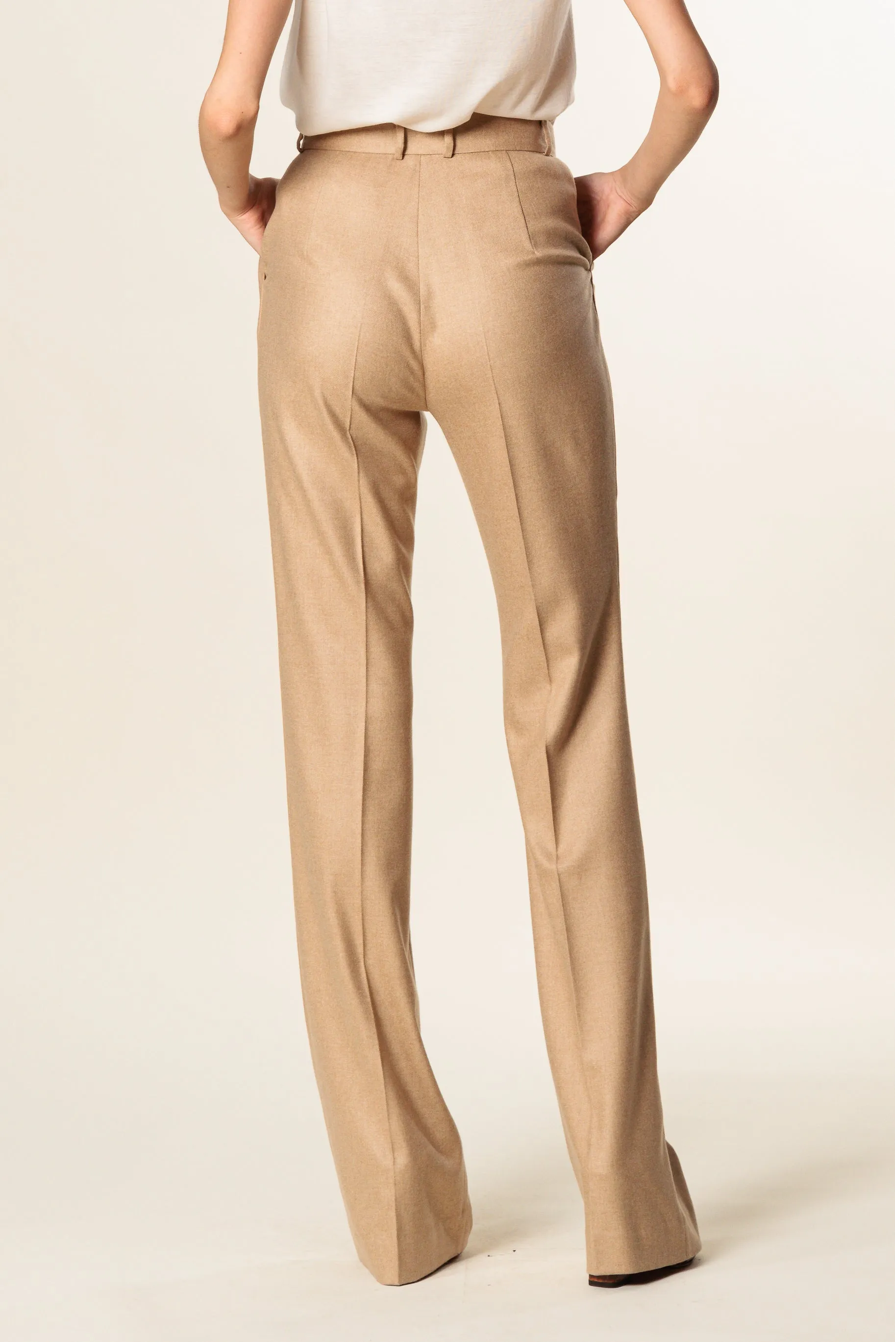 Trousers "BORDEAUX MAXI" / Cashmere & Silk by Loro Piana