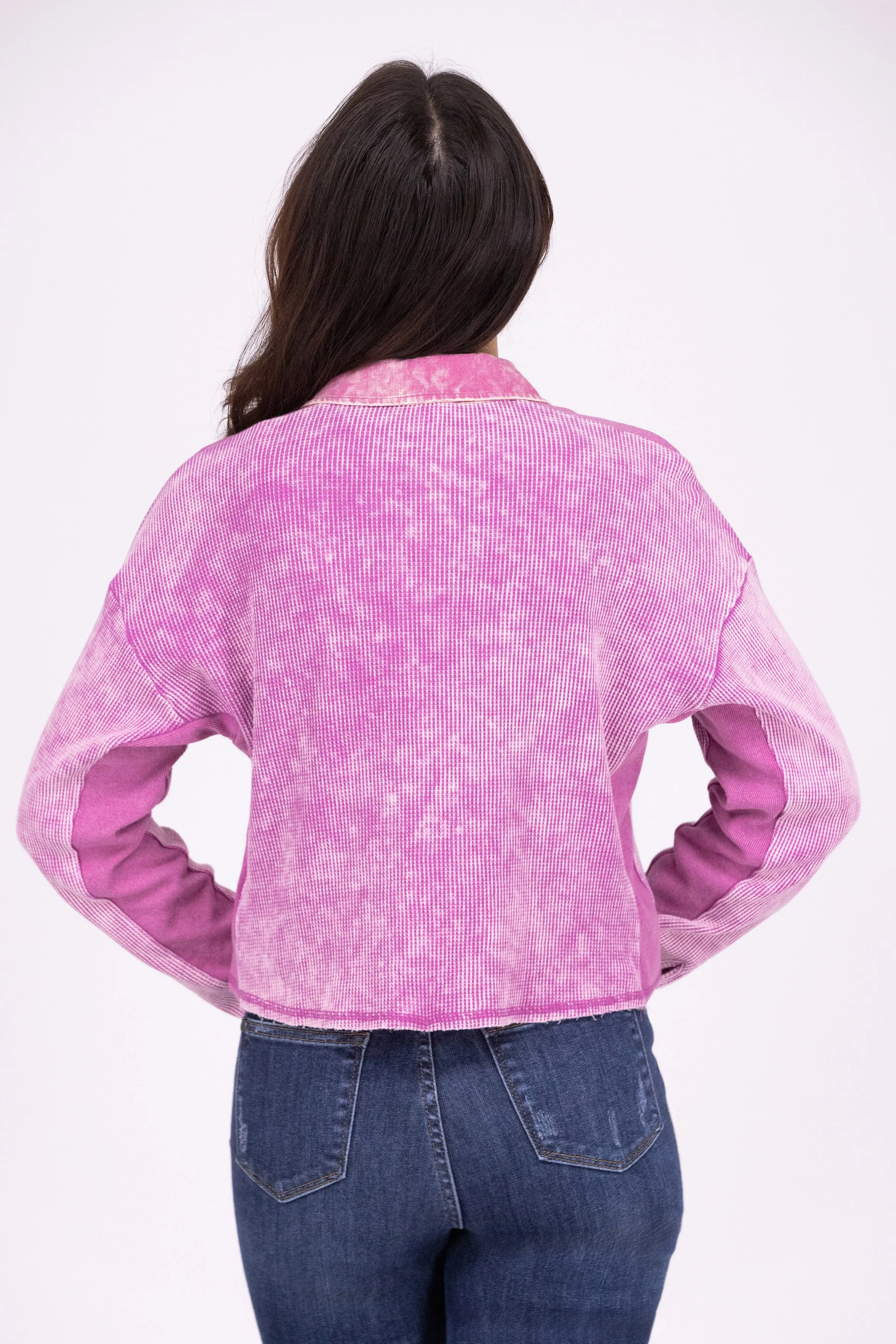 Ube Waffle Cropped Jacket