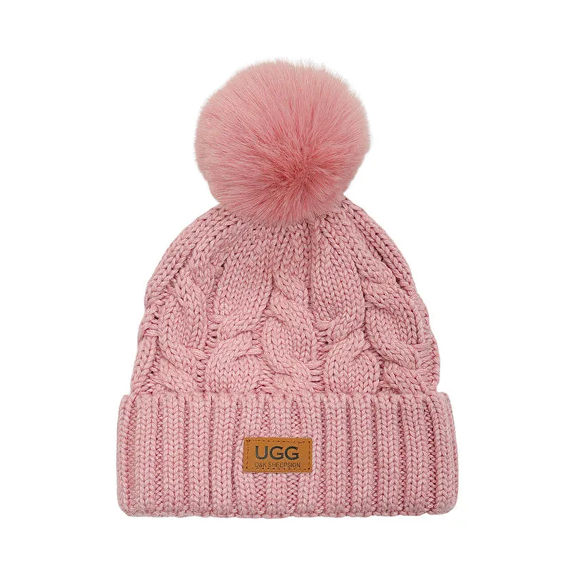 UGG Platinum PomPom Beanie