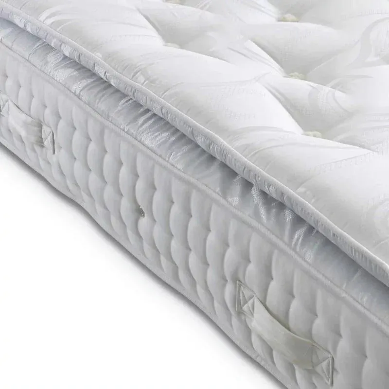 W & S 2000 Pocket Sprung Pillow Top Divan Bed Set