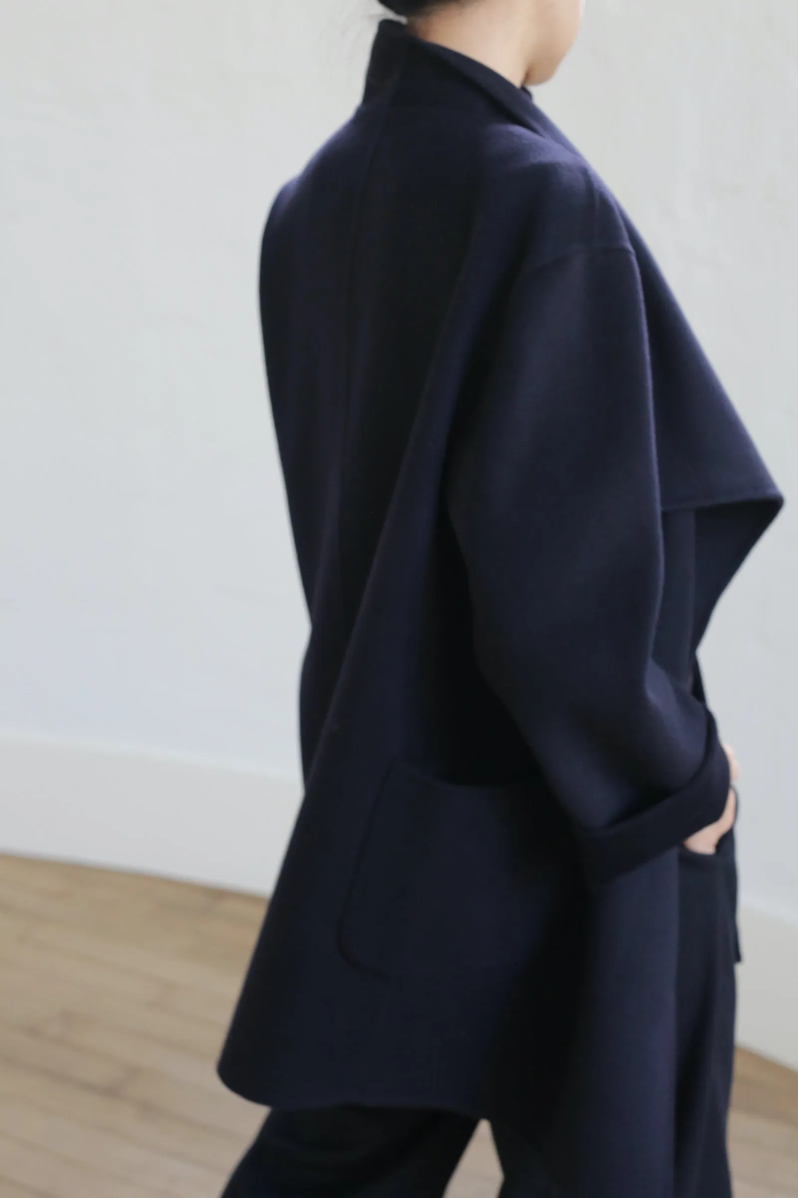 Winston Double-face Cashmere | Navy