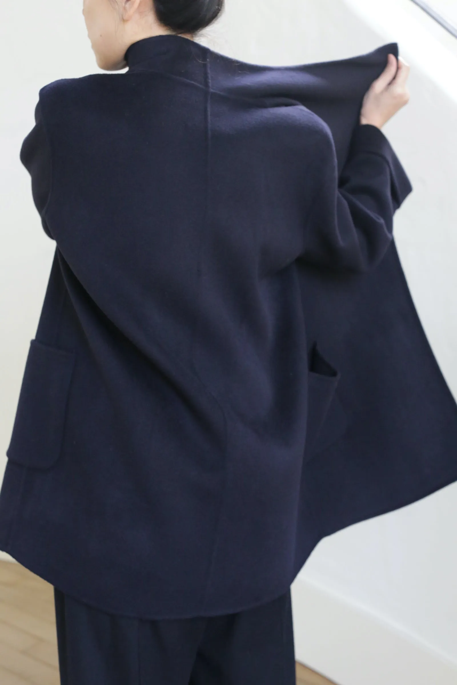 Winston Double-face Cashmere | Navy