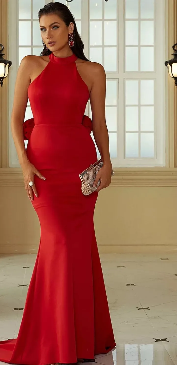 Women evening dress Lady in Red