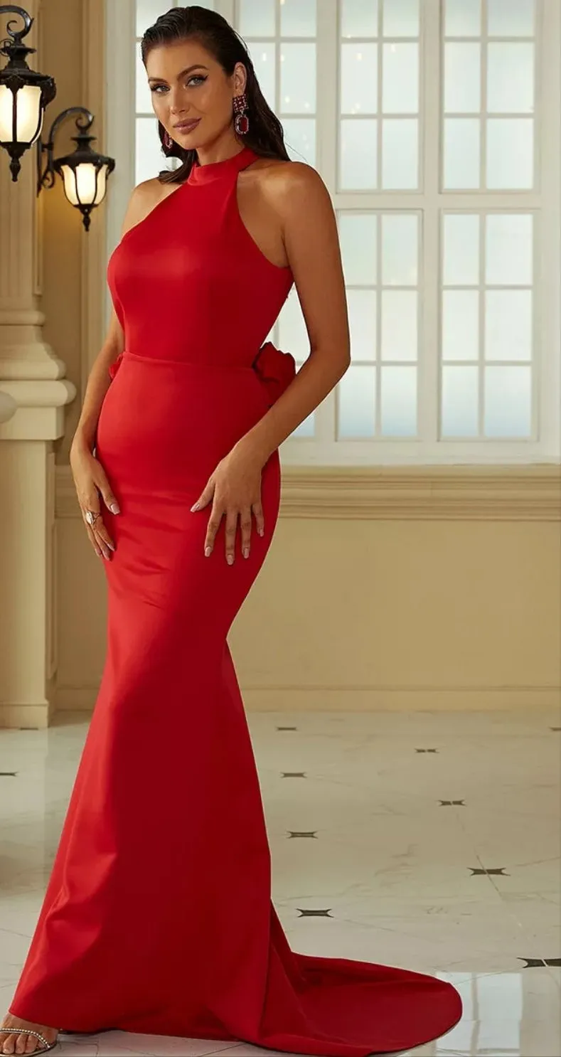 Women evening dress Lady in Red