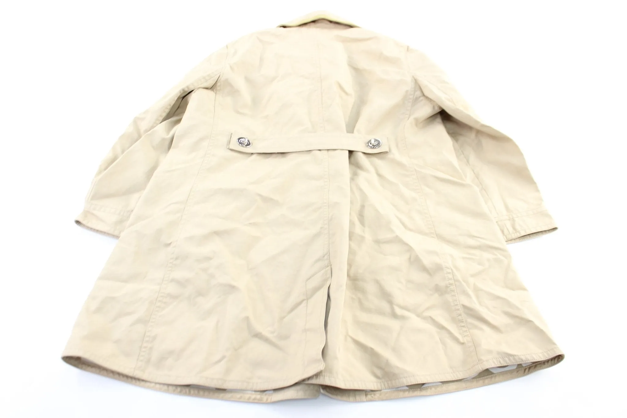 Women's Coach Tan Trench Coat