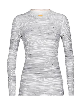 Women's Merino 200 Oasis Long Sleeve Crewe Thermal Top Ski Tracks (Past Season)