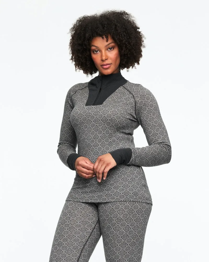 Women's Voss Cashmere Mix Half Zip (Past Season)