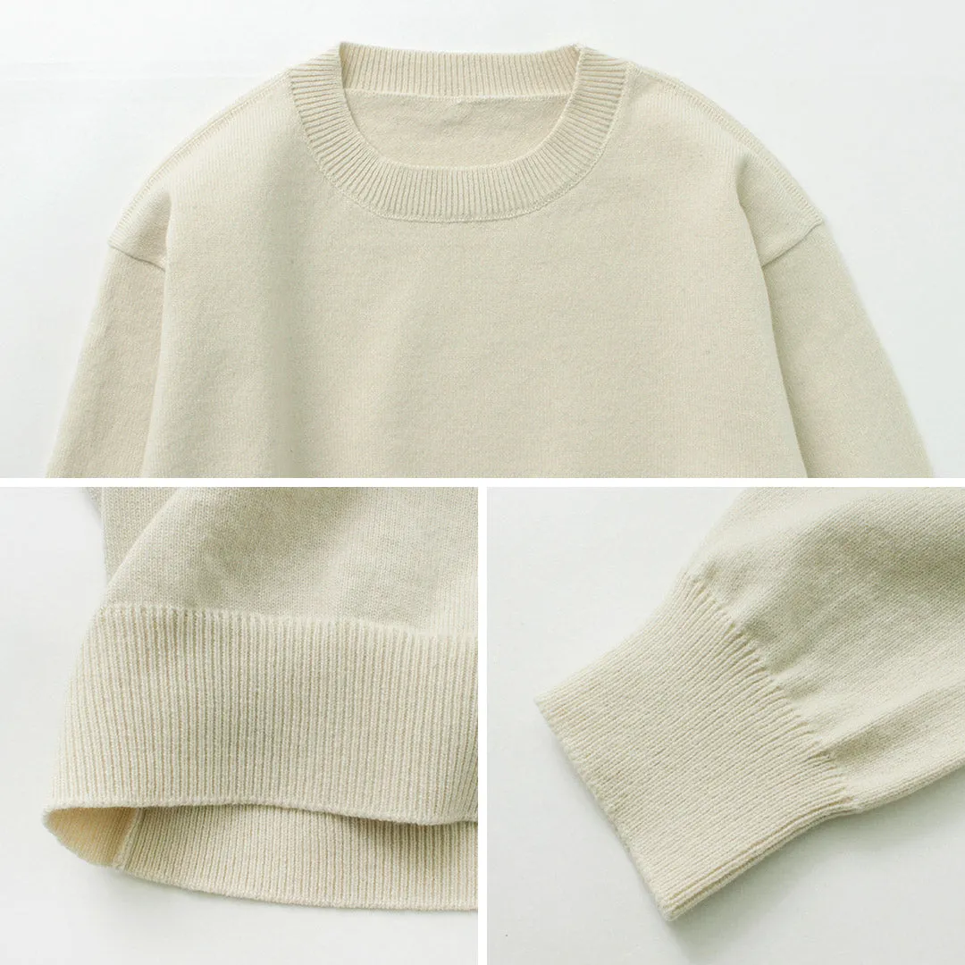 YONETOMI NEW BASIC / Rigid Cashmere Knit Pullover