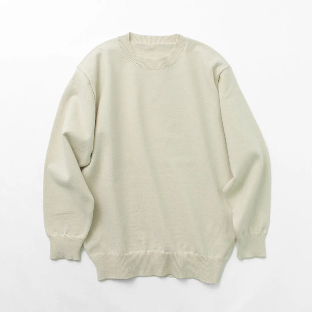 YONETOMI NEW BASIC / Rigid Cashmere Knit Pullover