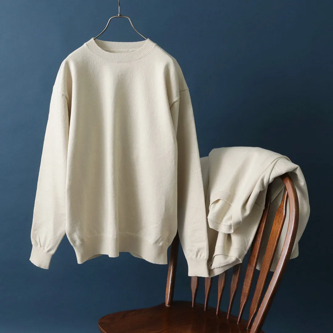 YONETOMI NEW BASIC / Rigid Cashmere Knit Pullover