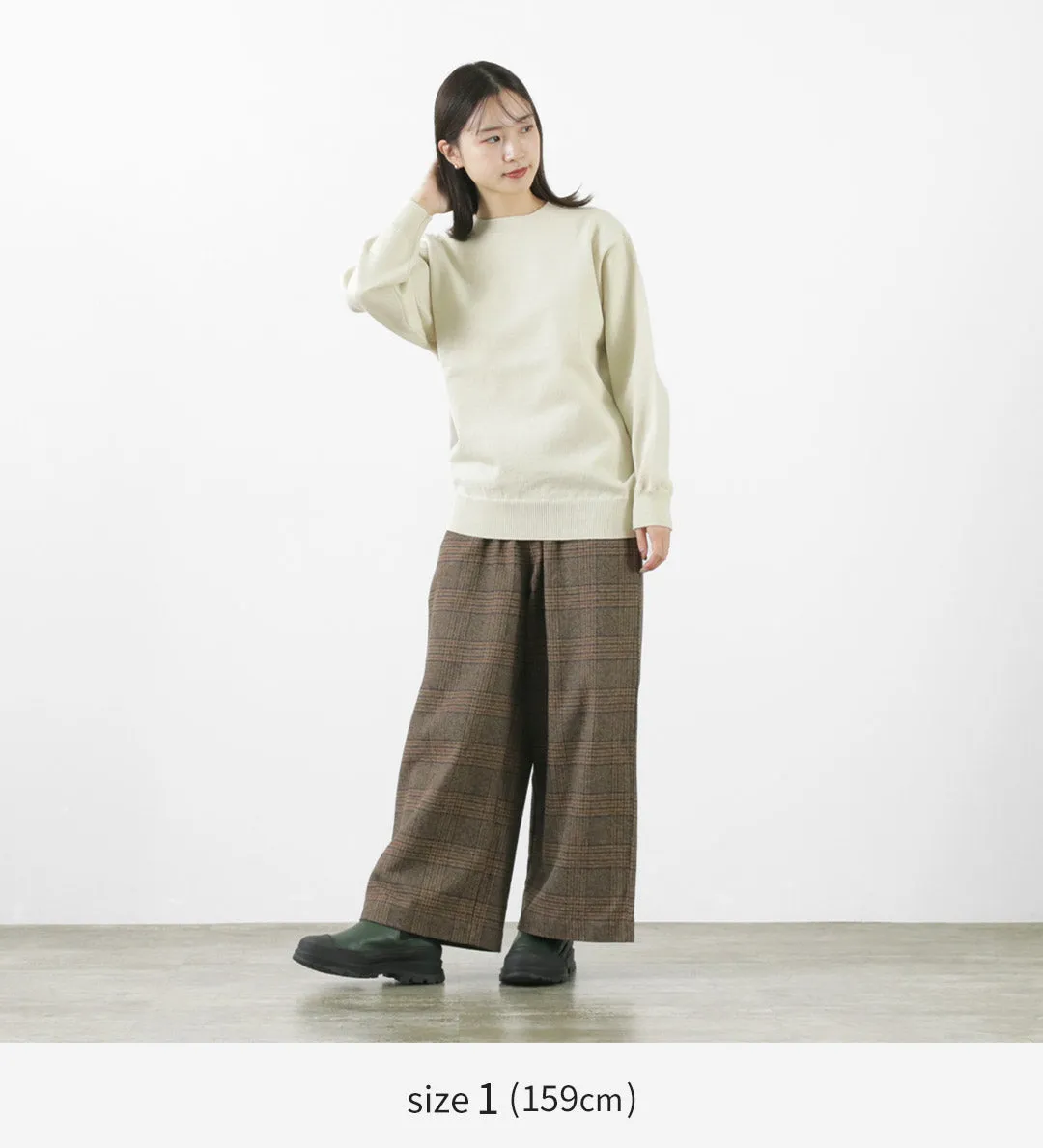 YONETOMI NEW BASIC / Rigid Cashmere Knit Pullover