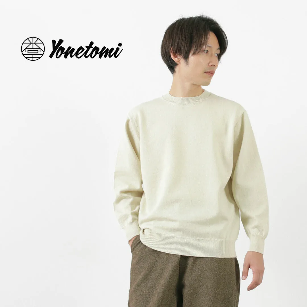 YONETOMI NEW BASIC / Rigid Cashmere Knit Pullover