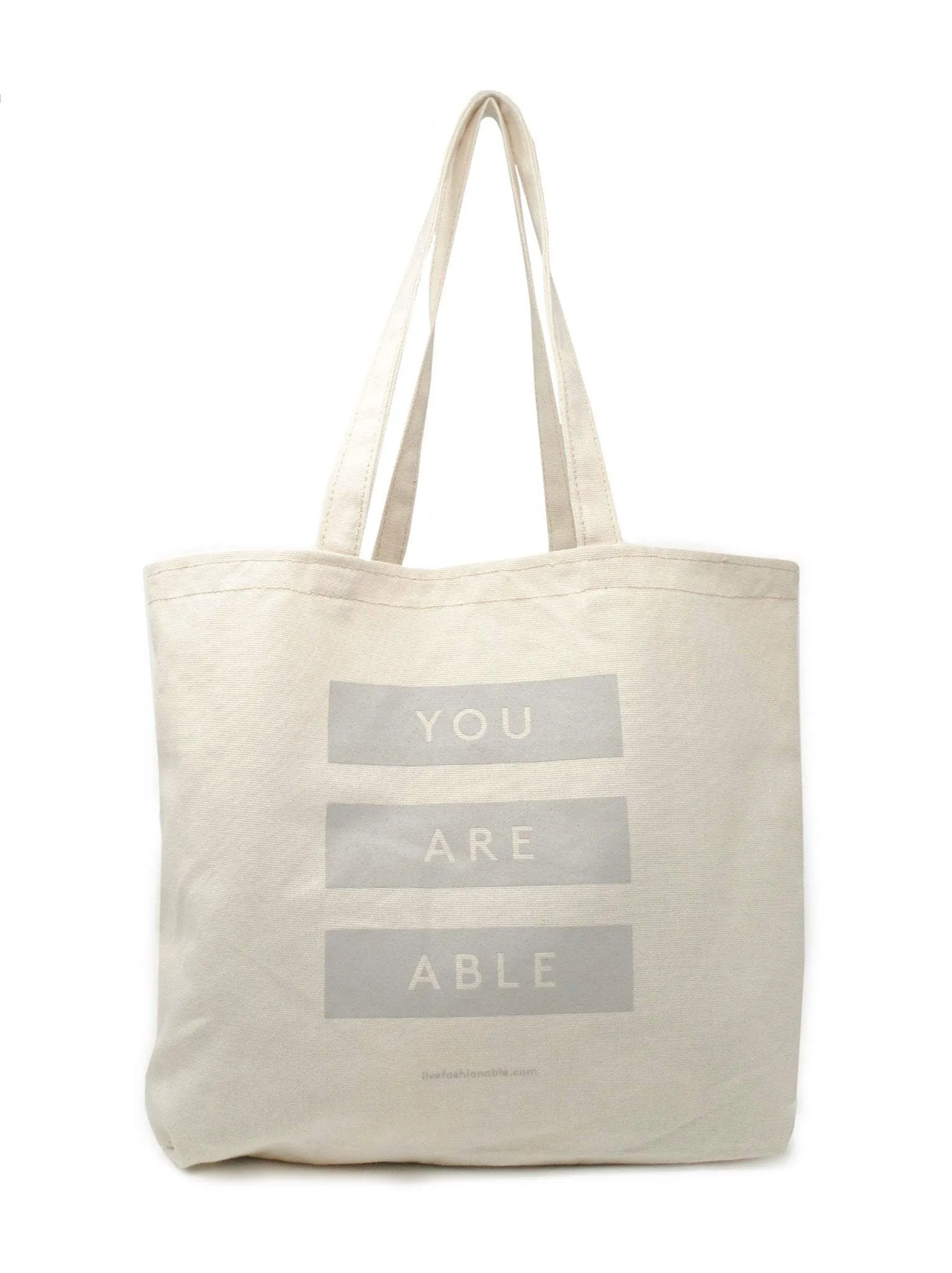 You Are Able Canvas Tote