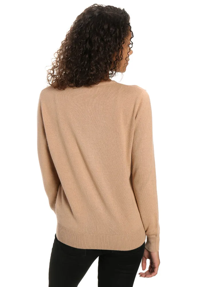 Zainuno Moizni Women's 100% Cashmere Cardigan Sweater