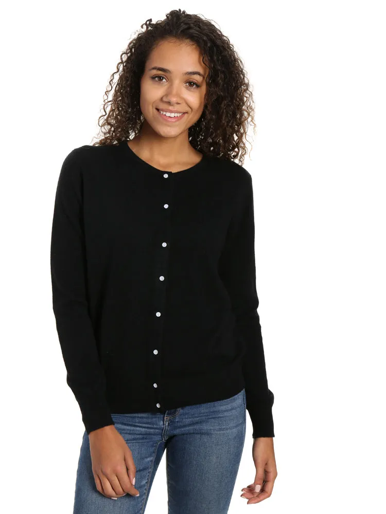 Zainuno Moizni Women's 100% Cashmere Cardigan Sweater